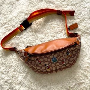 COACH X DISNEY MICKEY & FRIENDS FANNY PACK
